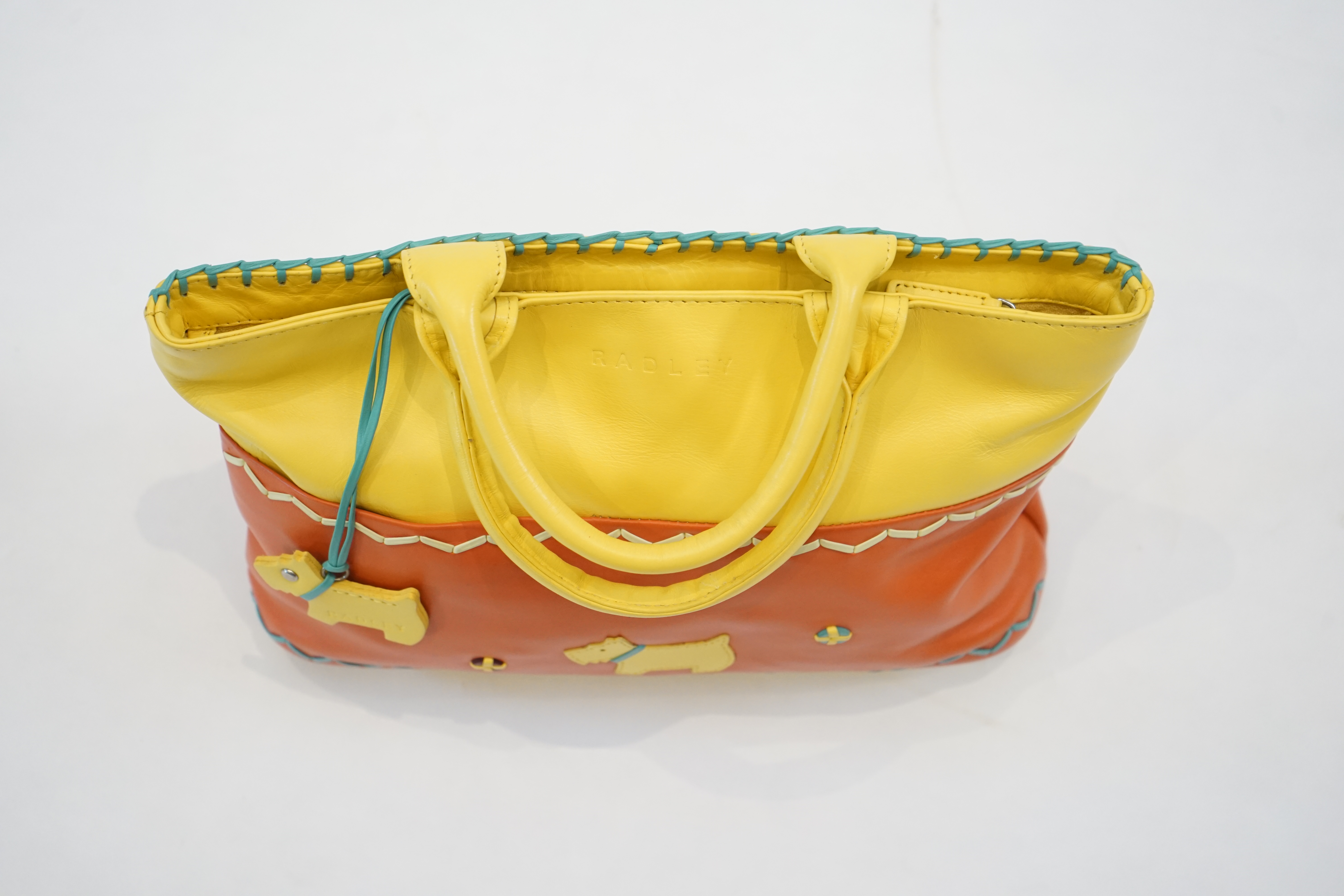 A Radley 'Ethnic Elephant' rare grab bag from 2004, width 27cm, depth 7cm, height 18.5cm